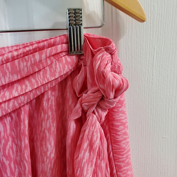 Aerie Pink Tie Wrap Mini Skirt Womens Size Large - Picture 8 of 14